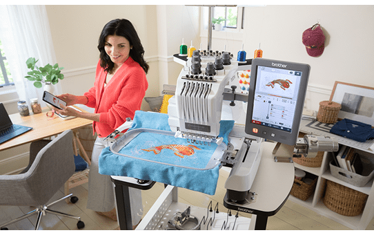 PR680W: 6-Needle Embroidery Machine with Wireless Capability 4