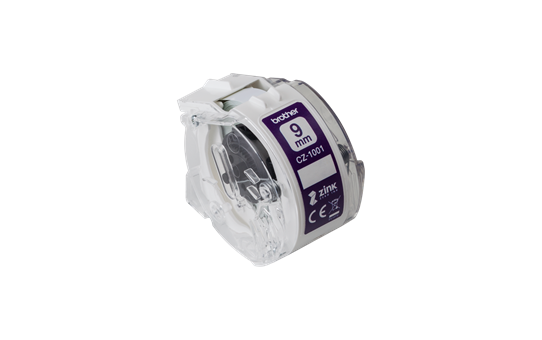 Genuine Brother CZ1001 full colour continuous label roll, 9mm wide 2