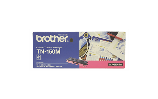 TN150M magenta standard yield toner (1,500 pages) for Brother laser printer