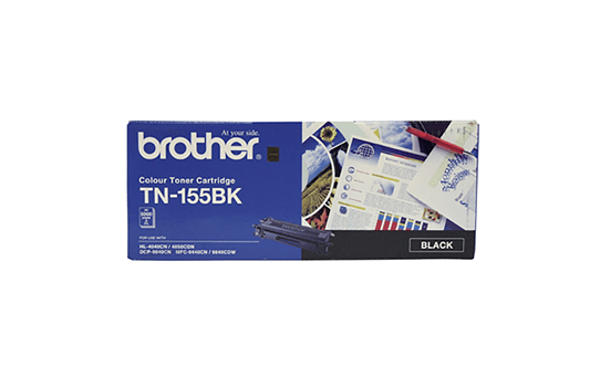 TN155BK black high yield toner (5,000 pages) for Brother laser printer