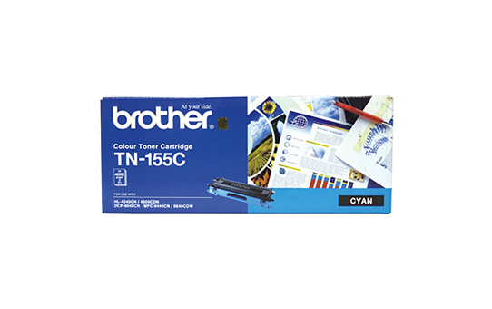 TN155C cyan high yield toner (4,000 pages) for Brother laser printer
