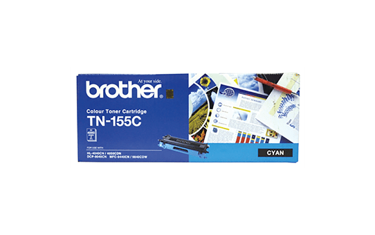 TN155C cyan high yield toner (4,000 pages) for Brother laser printer
