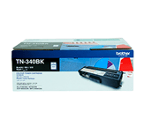 TN340BK black standard yield toner (2,500 pages) for Brother laser printer