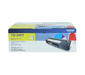 TN340Y yellow standard yield toner (1,500 pages) for Brother laser printer