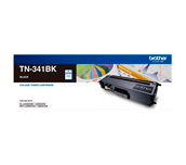 TN341BK black standard yield toner (2,500 pages) for Brother laser printer