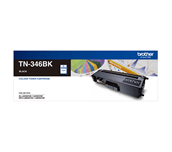 TN346BK black high yield toner (4,000 pages) for Brother laser printer