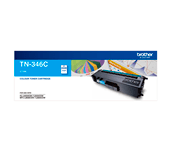 TN346C cyan high yield toner (3,500 pages) for Brother laser printer