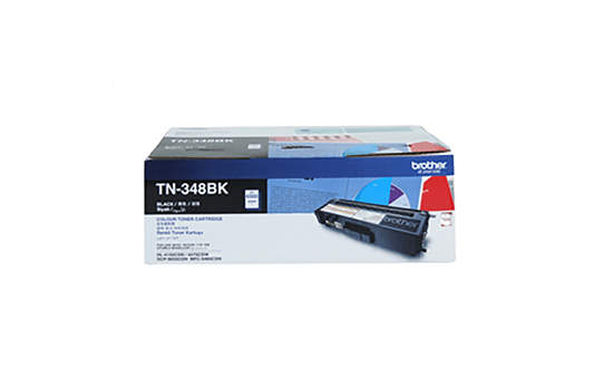 TN348BK black high yield toner (6,000 pages) for Brother laser printer