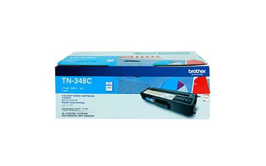 TN348C cyan high yield toner (6,000 pages) for Brother laser printer