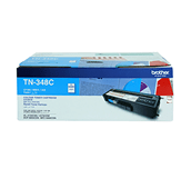 TN348C cyan high yield toner (6,000 pages) for Brother laser printer