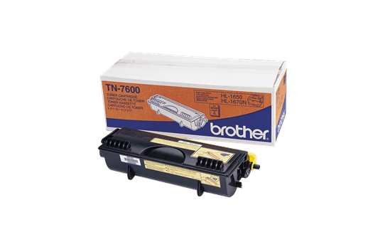 Genuine Brother TN-7600 High Yield Toner Cartridge – Black