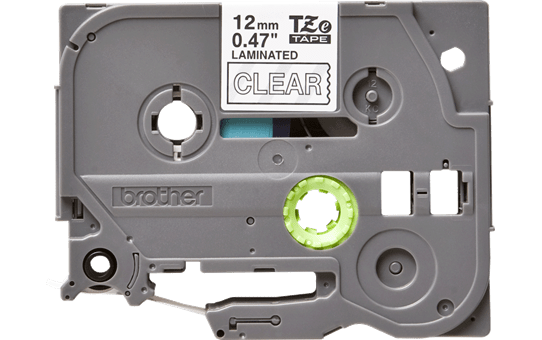 Genuine Brother TZe-135 Labelling Tape Cassette – White On Clear, 12mm wide