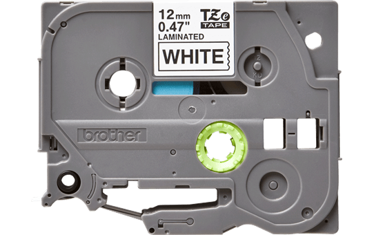 Genuine Brother TZe-231 Labelling Tape Cassette – Black on White, 12mm wide