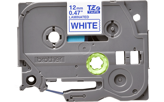 Genuine Brother TZe-233 Labelling Tape Cassette – Blue on White, 12mm wide