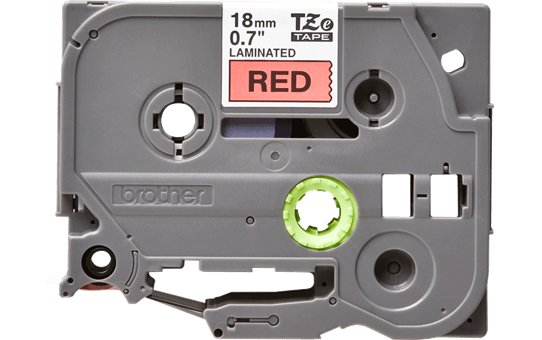 Genuine Brother TZe-441 Labelling Tape Cassette – Black on Red, 18mm wide