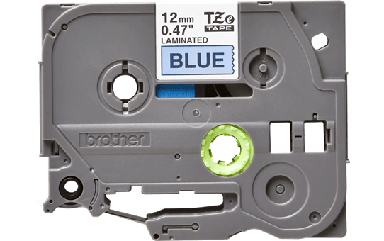 Genuine Brother TZe-531 Labelling Tape Cassette – Black on Blue, 12mm wide