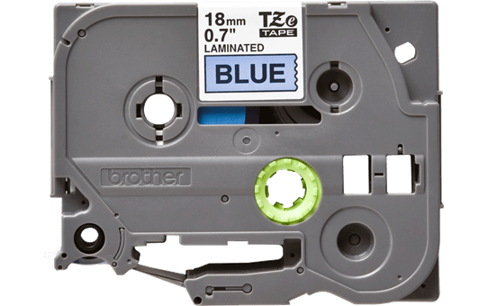 Genuine Brother TZe-541 Labelling Tape Cassette – Black on Blue, 18mm wide