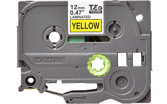Genuine Brother TZe-631 Labelling Tape – Black on Yellow, 12mm wide
