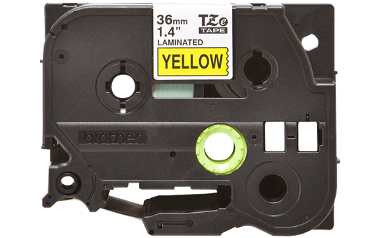 Genuine Brother TZe-661 Labelling Tape Cassette – Black on Yellow, 36mm wide