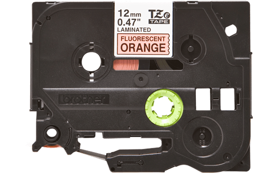 Genuine Brother TZe-B31 Labelling Tape Cassette – Fluorescent Orange, 12mm wide
