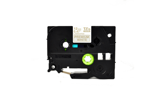 Genuine Brother TZe-PR234 Labelling Tape Cassette – Gold On Premium White, 12mm wide 3