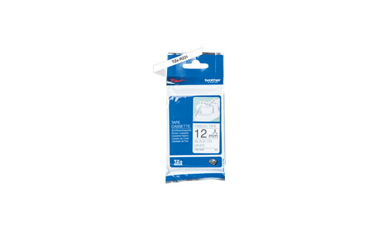 Genuine Brother TZe-R231 Ribbon Tape Cassette – Black on White, 12mm wide 2